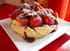 Tartelette aux fraises avec son coulis de caramel