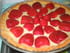 Tarte au chocolat blanc et aux fraises
