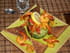 Salade de crevettes au curry et guacamole