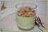 Panna cotta de petits pois et son crumble