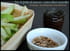 Frites de pommes granny et sauce choco-Carambar