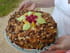 G�teau d anniversaire tutti-frutti aux amandes