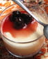 Panna cotta aux cerises amarena
