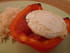Poivron farci � la tomate et au ch�vre