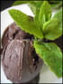 Sorbet chocolat amer-menthe