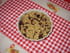 Crumble � la banane et aux raisins