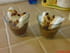 Cr�me anglaise chocolat�e et ses oeufs � la neige