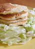 Pancakes de pommes de terre, ail et fines herbes