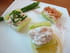 Barquettes de concombre au crabe