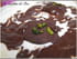 Glace � la vanille et cookies avec sa sauce au chocolat
