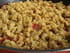 Crumble aux fraises, p�ches et flocons d avoine