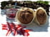 Muffins chocolat-framboises et leur caramel