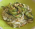 P�tes aux courgettes grill�es, ricotta, menthe et pignons