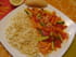 L�gumes aux lardons de saumon fum�