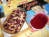 Clafoutis aux framboises avec son coulis
