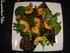 Salade de jeunes pousses et ses crevettes au curry