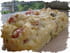 Cake tomates cerises, blanc de dinde et olives