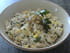 Salade de riz au poulet, � l ananas et au brugnon