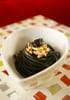 Spaghettis � l�encre de s�che olives et thon