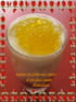 Verrines de p�ches �pic�es et faux caviar curcuma