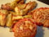 Tomates farcies et pommes de terre cr�toises