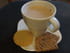 Chocolat chaud au chocolat blanc