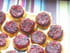 Mini tatins de poivrons, tapenade et s�same