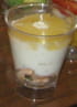 Verrine saumon ananas en cr�me