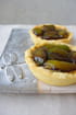 Tarte aux reines-claudes et confiture de lait