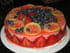 G�teau d anniversaire l�ger aux fraises