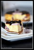 Cheesecake chocolat blanc et cerises poch�es