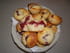 Petits cakes au citron, coeur de framboise