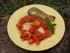 Lotte � la sauce tomate et son aubergine grill�e