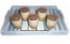 Verrines de mousse au caramel et aux pommes
