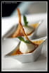 Cr�me br�l�e passion et sorbet au citron