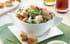 Salade de mesclun et mousse de canard Weight Watchers sur toast