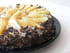 Fondant choco-caramel-poire, chantilly au pralin