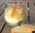 Verrine de poires, cr�me caramel au beurre sal�