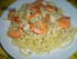 Spaghettis aux courgettes, carottes et Saint-Jacques