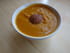 Velout� de carottes et ch�taignes au curry