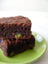 Brownies � ma fa�on aux pistaches 