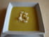 Velout� de poireaux, poires et curry