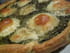 Tarte aux �pinards et aux oeufs durs