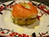 Mille-feuille coeur coulant saumon artichaut