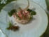 Emiett� de tourteau et homard, sauce verte