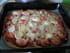 Pizza saucisse de strasbourg et ch�vre