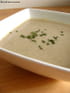 Velout� de champignons de Paris au persil