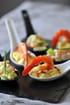 Crevette flamb�e, sauce curry � l�ananas