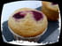 Muffins citron vert, coco et framboises