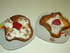 Tuiles � la cr�me de fraises